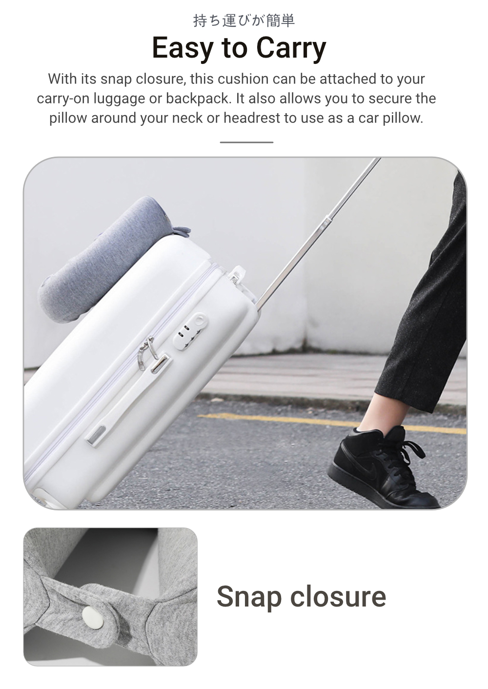 Bendable Travel Pillow Premium-7